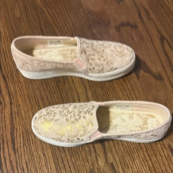 Keds Pink Rifle Paper Co. Pattern Slip-On Size 9 - Picture 3 of 7